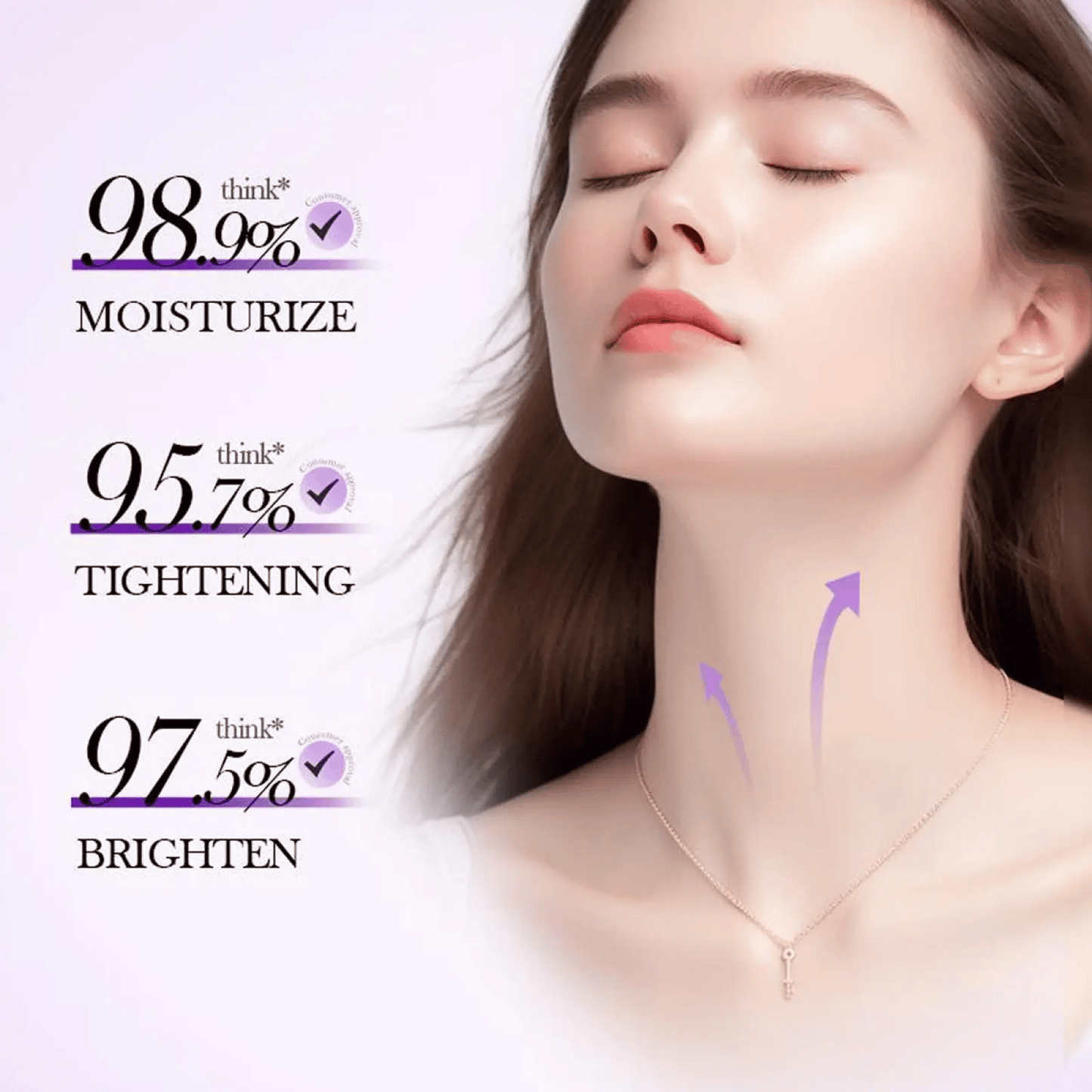 🎁Mother's Day Special-LUMIVO™🧴 Neck Firming Roller Cream with Collagen & Hyaluronic Acid