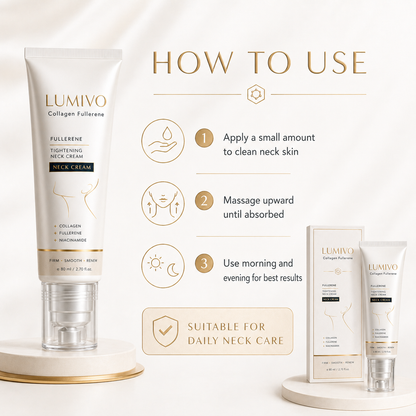 🎁Mother's Day Special-LUMIVO™🧴 Neck Firming Roller Cream with Collagen & Hyaluronic Acid